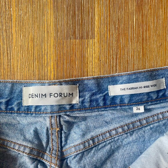 Aritzia Denim Forum The Farrah Hi-rise Wide Jean - Picture 5 of 7